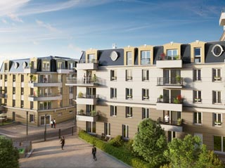 Appartement immobilier neuf pour défiscalisation en loi pinel dans le 95 à Franconville