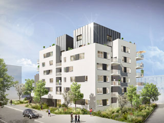 Appartement immobilier neuf pour défiscalisation en loi pinel dans le 69 à Villeurbanne